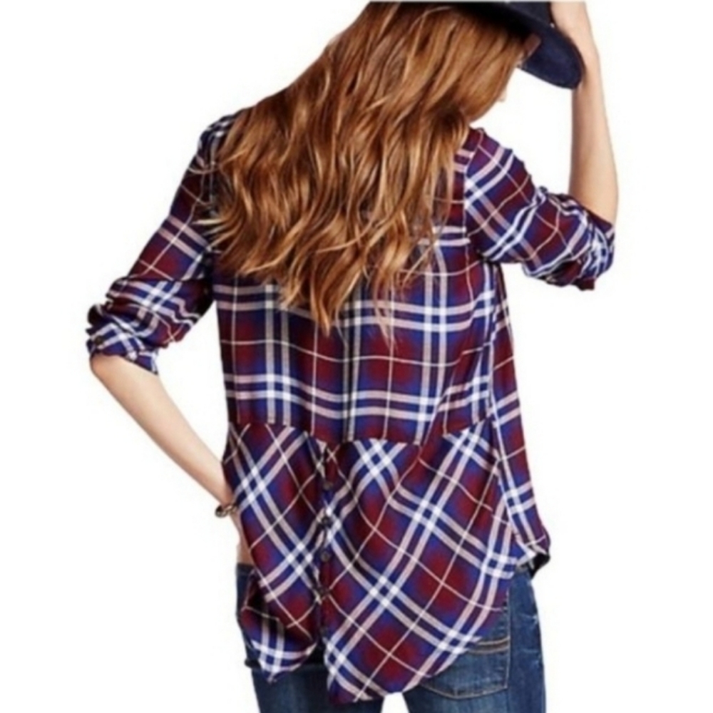 Lucky Brand Plaid Plus Size Flannel Shirt Size 1X